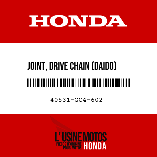 image de 40531-GC4-602 JOINT, DRIVE CHAIN (DAIDO)