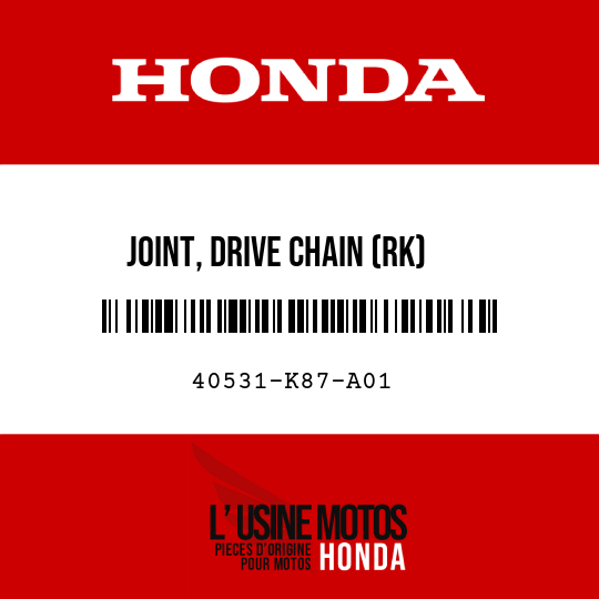 image de 40531-K87-A01 JOINT, DRIVE CHAIN (RK)