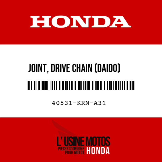 image de 40531-KRN-A31 JOINT, DRIVE CHAIN (DAIDO)