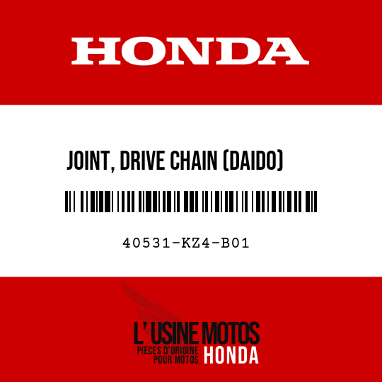 image de 40531-KZ4-B01 JOINT, DRIVE CHAIN (DAIDO)
