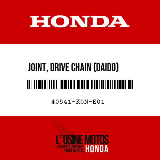 image de 40541-K0N-E01 JOINT, DRIVE CHAIN (DAIDO)