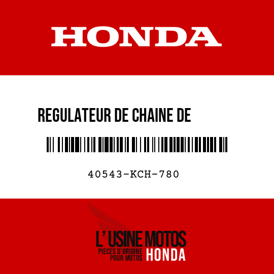 image de 40543-KCH-780 REGULATEUR DE CHAINE DE       COMMANDE