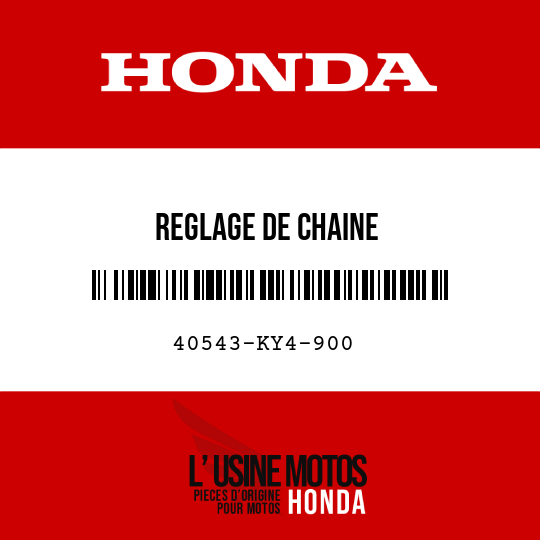 image de 40543-KY4-900 REGLAGE DE CHAINE