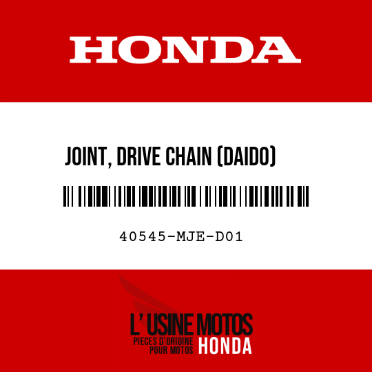 image de 40545-MJE-D01 JOINT, DRIVE CHAIN (DAIDO)