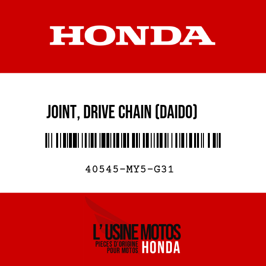 image de 40545-MY5-G31 JOINT, DRIVE CHAIN (DAIDO)