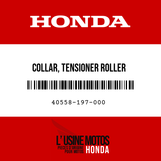 image de 40558-197-000 COLLAR, TENSIONER ROLLER
