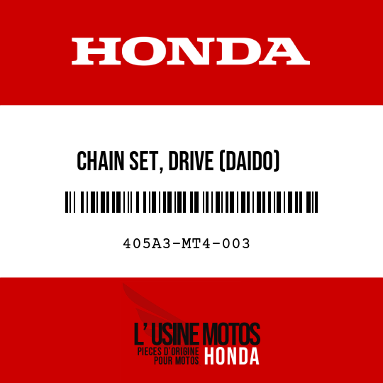 image de 405A3-MT4-003 CHAIN SET, DRIVE (DAIDO) (DID50VA6-112LE)