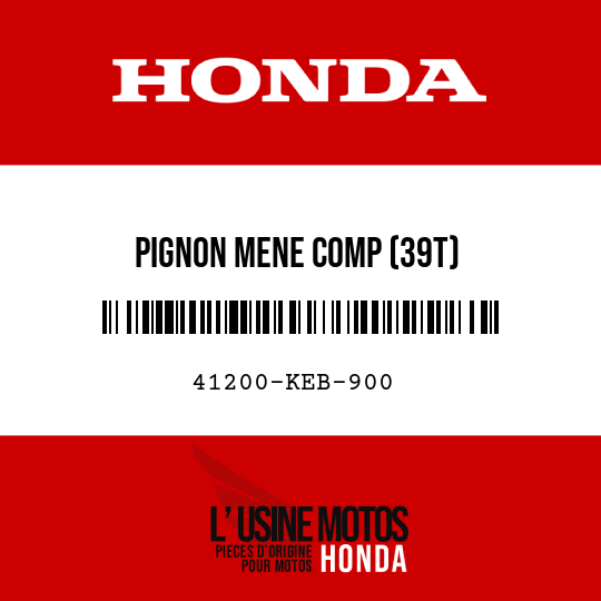 image de 41200-KEB-900 PIGNON MENE COMP (39T)