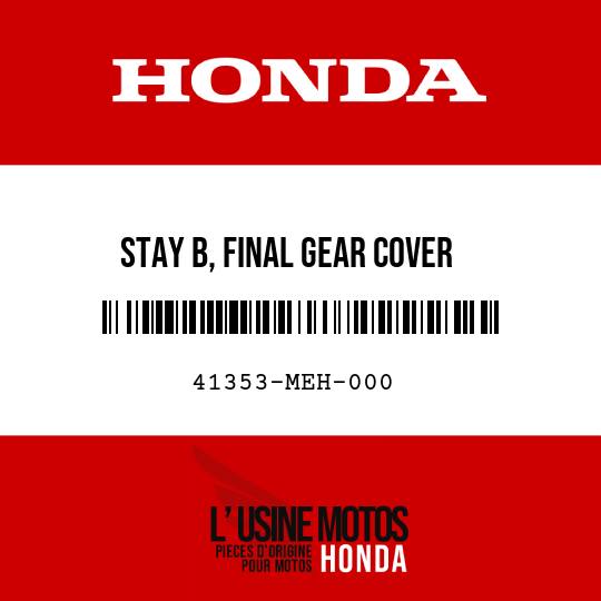 image de 41353-MEH-000 STAY B, FINAL GEAR COVER