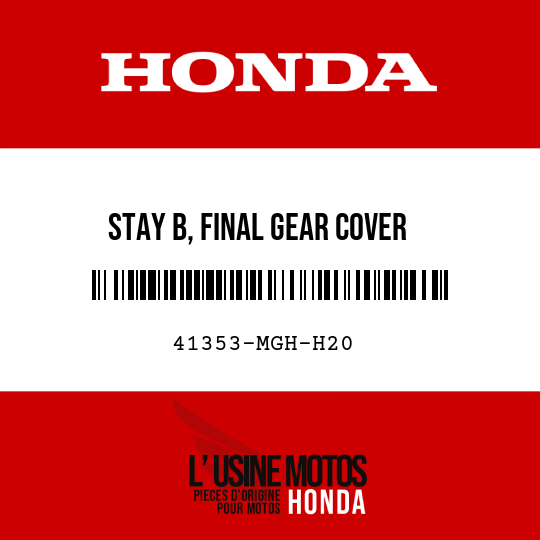 image de 41353-MGH-H20 STAY B, FINAL GEAR COVER