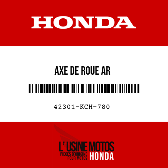 image de 42301-KCH-780 AXE DE ROUE AR
