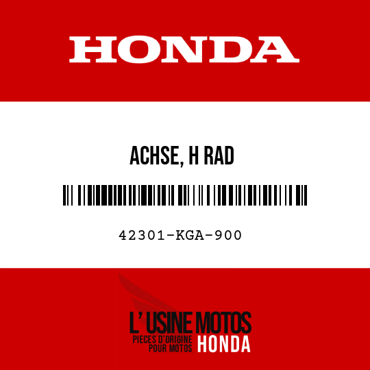 image de 42301-KGA-900 ACHSE, H RAD