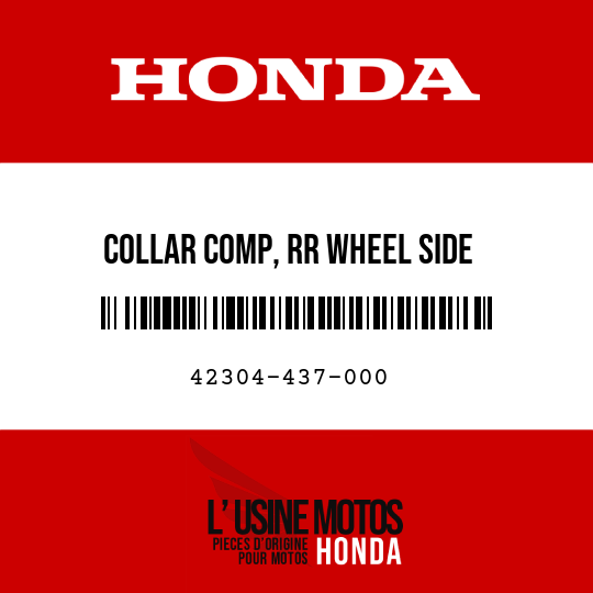 image de 42304-437-000 COLLAR COMP, RR WHEEL SIDE