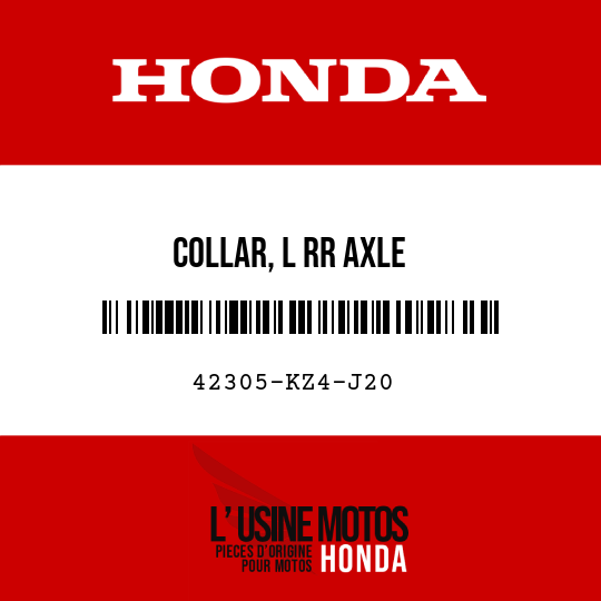 image de 42305-KZ4-J20 COLLAR, L RR AXLE
