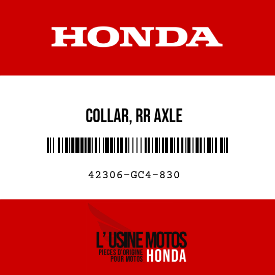 image de 42306-GC4-830 COLLAR, RR AXLE