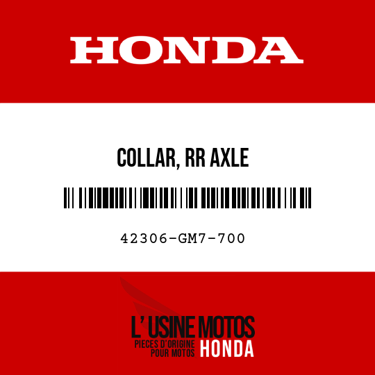 image de 42306-GM7-700 COLLAR, RR AXLE