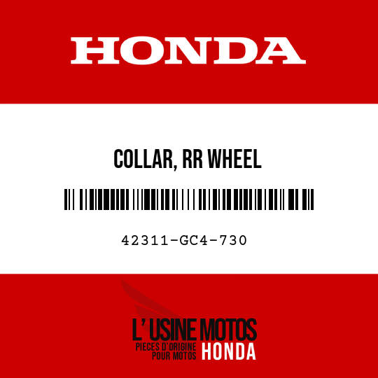 image de 42311-GC4-730 COLLAR, RR WHEEL