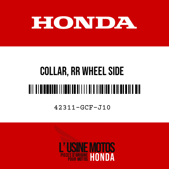 image de 42311-GCF-J10 COLLAR, RR WHEEL SIDE