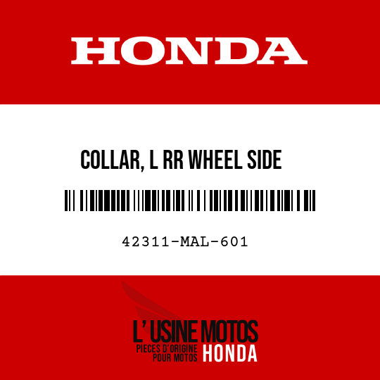 image de 42311-MAL-601 COLLAR, L RR WHEEL SIDE