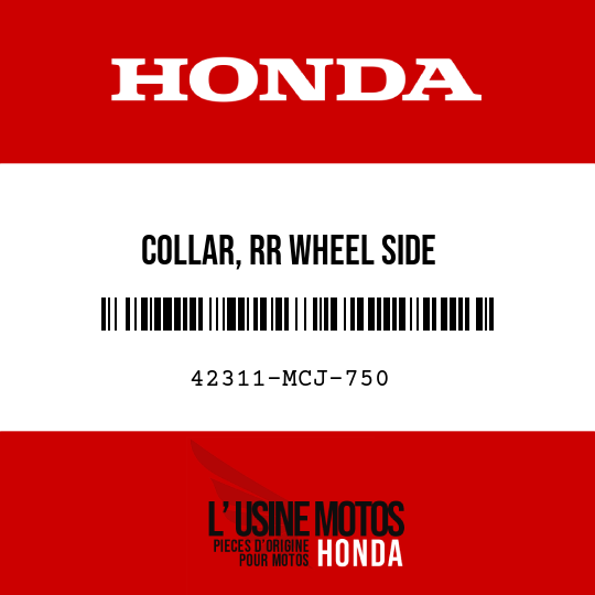 image de 42311-MCJ-750 COLLAR, RR WHEEL SIDE