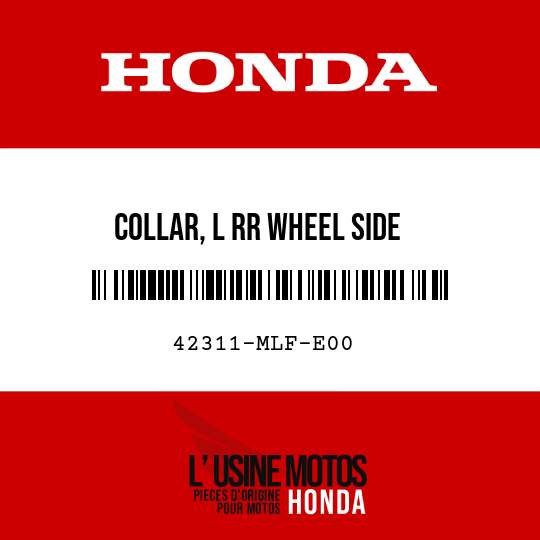 image de 42311-MLF-E00 COLLAR, L RR WHEEL SIDE