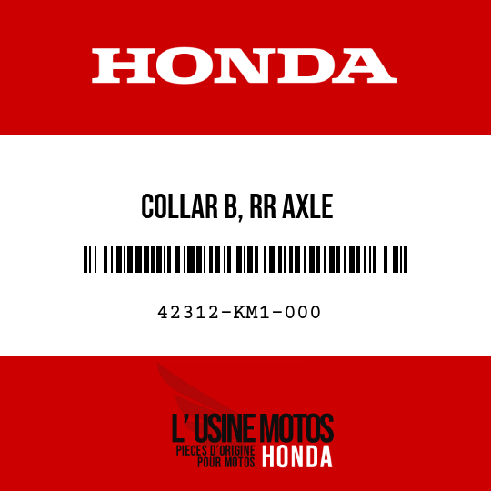 image de 42312-KM1-000 COLLAR B, RR AXLE