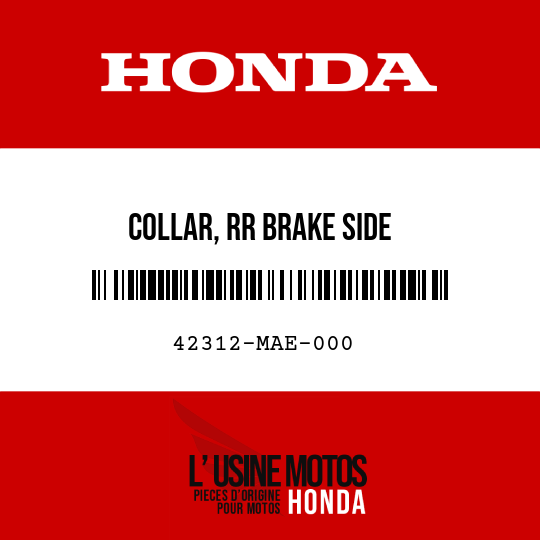 image de 42312-MAE-000 COLLAR, RR BRAKE SIDE