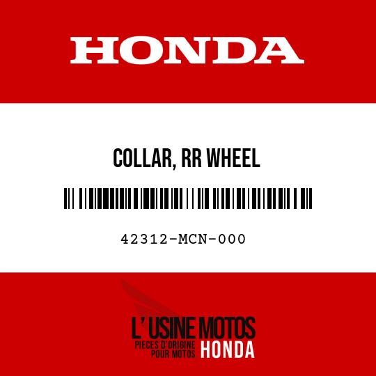 image de 42312-MCN-000 COLLAR, RR WHEEL