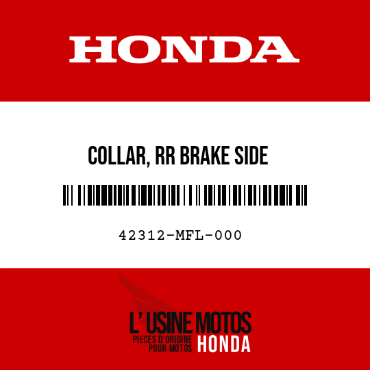 image de 42312-MFL-000 COLLAR, RR BRAKE SIDE