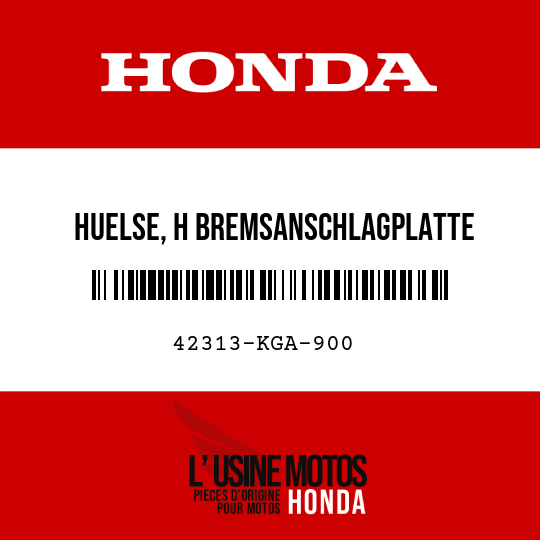 image de 42313-KGA-900 HUELSE, H BREMSANSCHLAGPLATTE