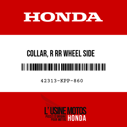 image de 42313-KPP-860 COLLAR, R RR WHEEL SIDE