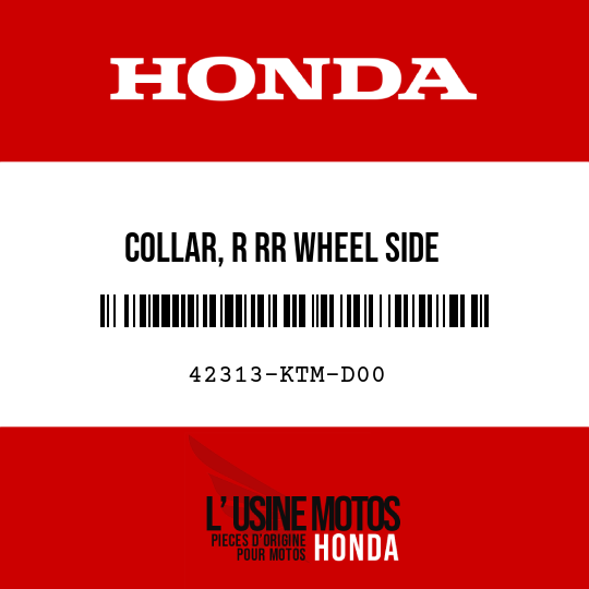 image de 42313-KTM-D00 COLLAR, R RR WHEEL SIDE
