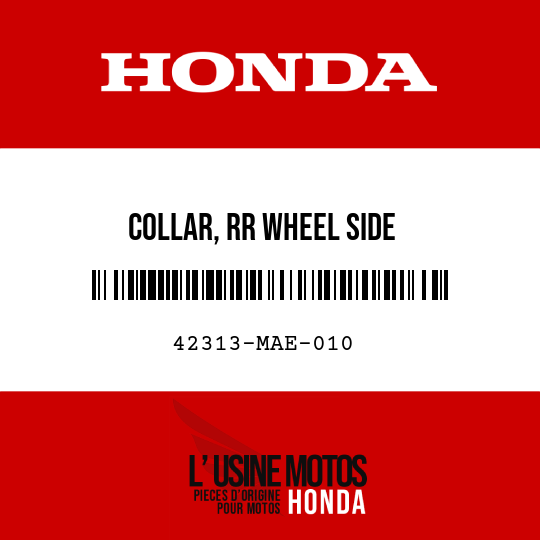 image de 42313-MAE-010 COLLAR, RR WHEEL SIDE