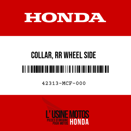 image de 42313-MCF-000 COLLAR, RR WHEEL SIDE
