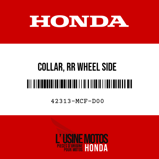 image de 42313-MCF-D00 COLLAR, RR WHEEL SIDE