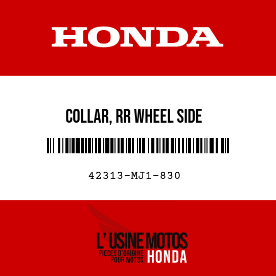 image de 42313-MJ1-830 COLLAR, RR WHEEL SIDE