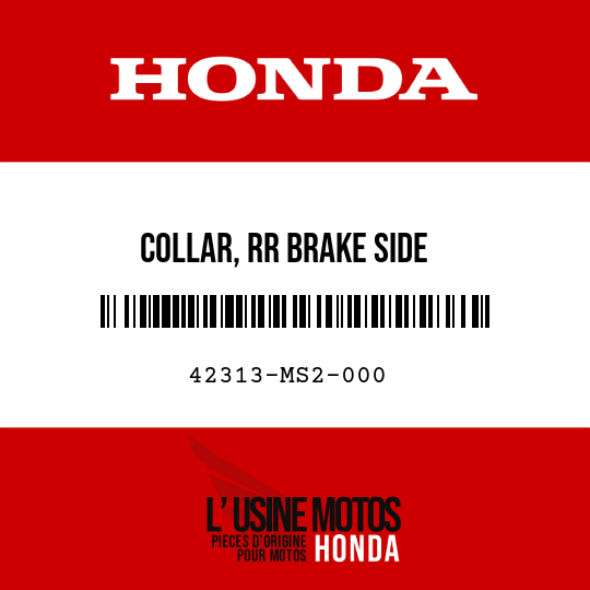 image de 42313-MS2-000 COLLAR, RR BRAKE SIDE