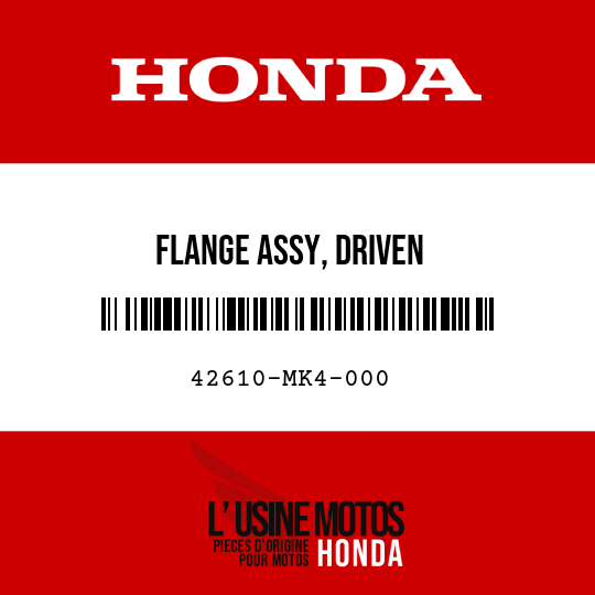 image de 42610-MK4-000 FLANGE ASSY, DRIVEN