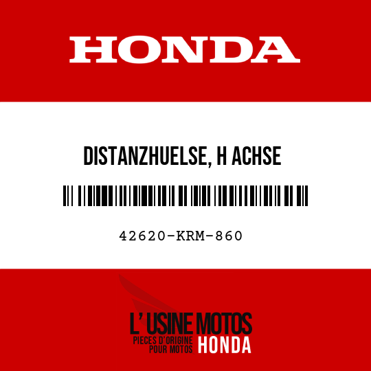 image de 42620-KRM-860 DISTANZHUELSE, H ACHSE