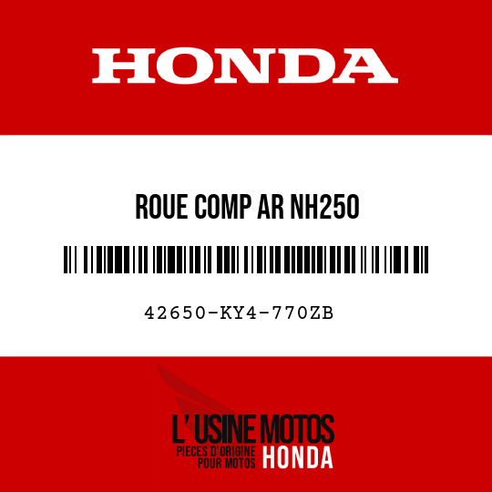 image de 42650-KY4-770ZB ROUE COMP AR NH250 
