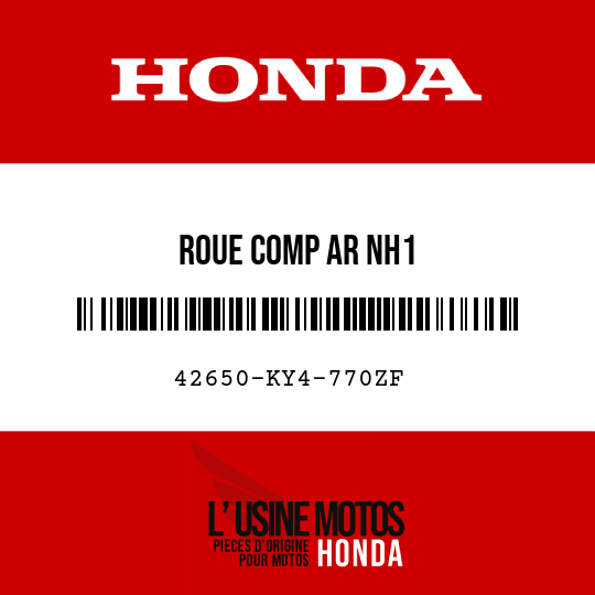 image de 42650-KY4-770ZF ROUE COMP AR NH1 