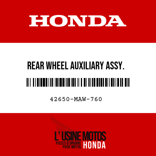 image de 42650-MAW-760 REAR WHEEL AUXILIARY ASSY.