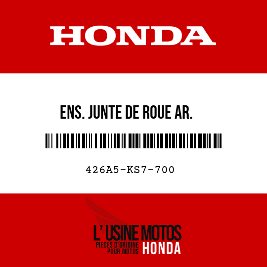 image de 426A5-KS7-700 ENS. JUNTE DE ROUE AR.