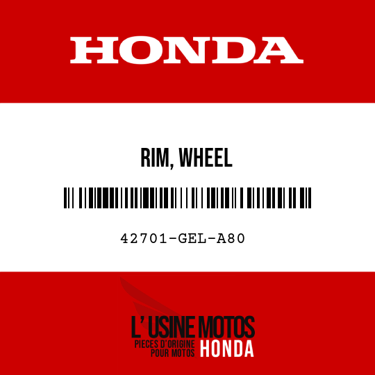 image de 42701-GEL-A80 RIM, WHEEL