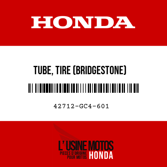 image de 42712-GC4-601 TUBE, TIRE (BRIDGESTONE) (90/100-14)