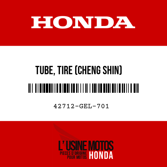 image de 42712-GEL-701 TUBE, TIRE (CHENG SHIN)