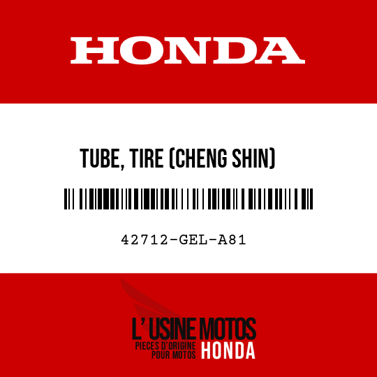 image de 42712-GEL-A81 TUBE, TIRE (CHENG SHIN)