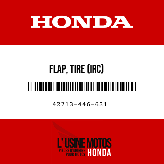 image de 42713-446-631 FLAP, TIRE (IRC)