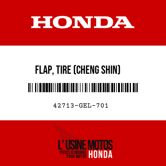 image de 42713-GEL-701 FLAP, TIRE (CHENG SHIN)
