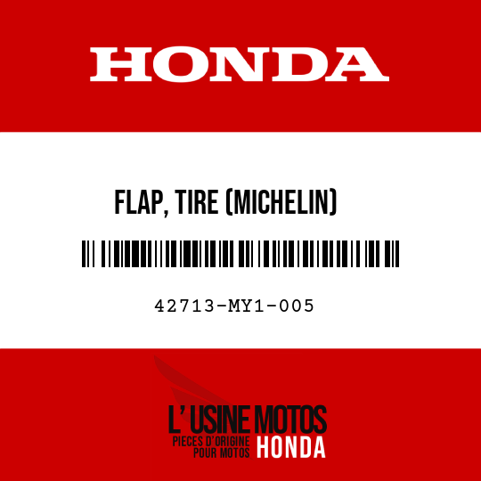 image de 42713-MY1-005 FLAP, TIRE (MICHELIN)